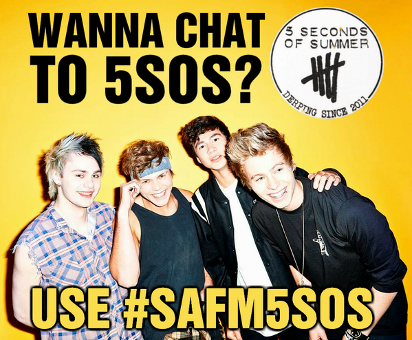 safm_adelaide's tweet photo. So many questions for @5SOS - keep them coming in, and you could chat to the boys TOMORROW! Use #SAFM5SOS! #SAFMMHB http://t.co/qgZnd13LI3