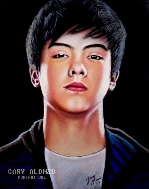 BUFFYDUDE's tweet photo. A pastel painting made for the Celebrant, the #teenking .#danielpadilla #kathniel #openforauction @DJSTERS_ http://t.co/j05Do1lFt4