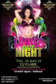 JACKPOT9_BDG's tweet photo. Ladies night out!!! http://t.co/uZUzYzzqel