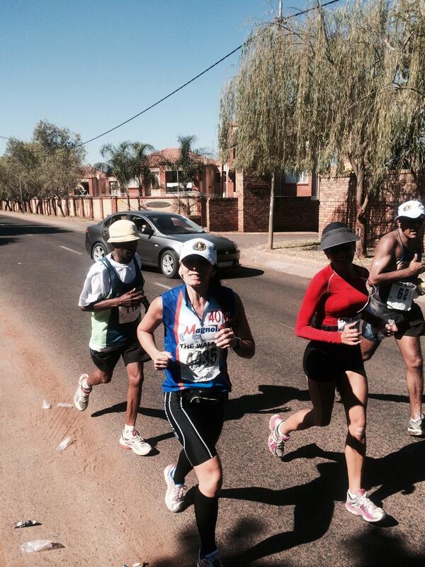 haroonabramjee's tweet photo. Congratulations to Nazeera, 1st Lady Jacaranda AC running club on finishing her first Marathon #Wally Hayward 4:21 http://t.co/MkFSyaPFlm