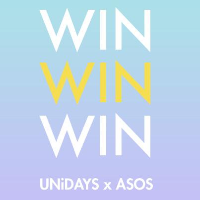 Want to win a £150 #ASOS voucher to spend on the 25% student event? Follow us &amp; RT this before 5pm today!
