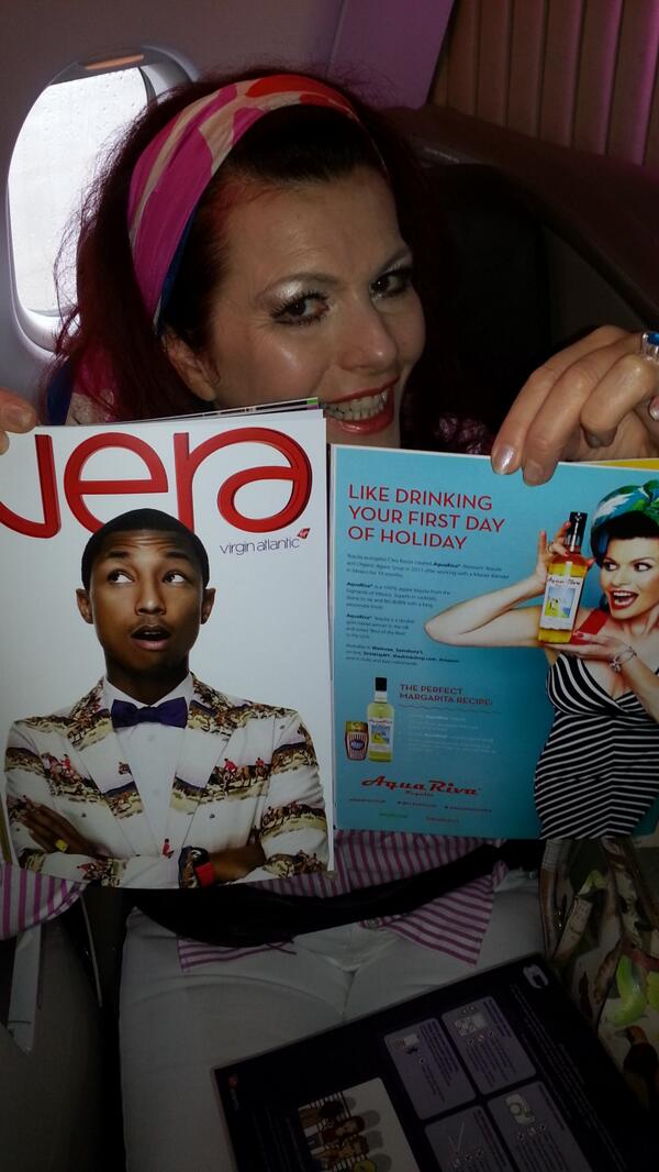 <a href="/VirginAtlantic/">virginatlantic</a> @VirginHolidays <a href="/AquaRivatequila/">AquaRivaTequila & Handmade Cocktails</a> Sooo thrilled to be in VERA Inflight Magazine May issue out today.!!
