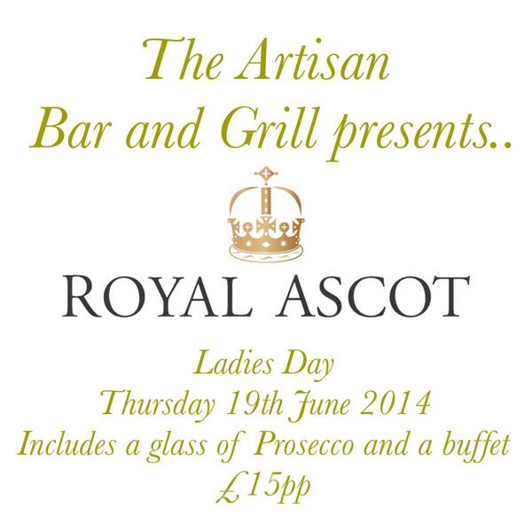 Royal Ascot Ladies Day Thursday 19th June! Tickets arriving next week! Reserve yours by calling 02476 010266 #ascot