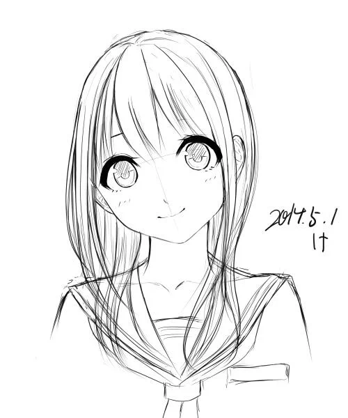 構図が思いつかないので落書き… 