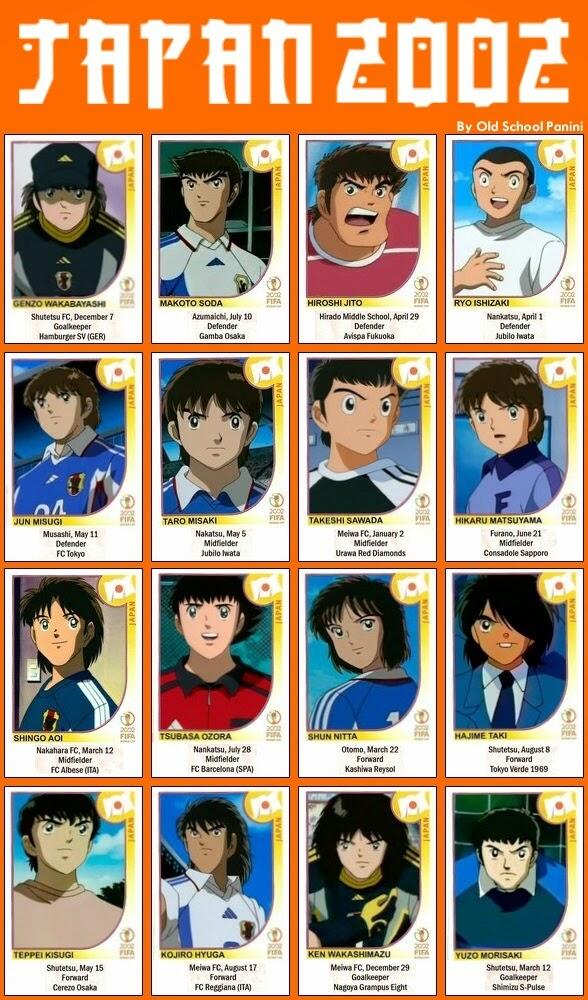 Old School Panini Captain Tsubasa Road To 02 Http T Co Zwxichujkx