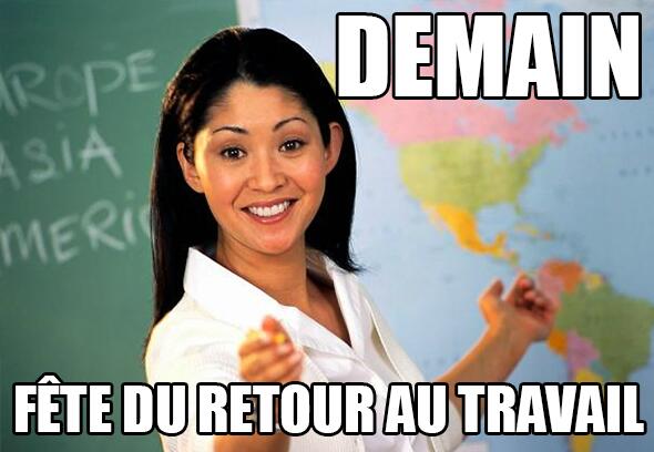 ClichesDeJigme's tweet photo. JE VOUS SOUHAITE UNE BONNE FÊTE DU TRAVAIL AVEC CETTE IMAGE. http://t.co/Jh96AQ4BGH