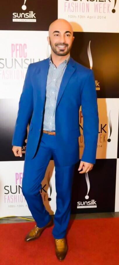 HSYCOUTUREKING's tweet photo. At #psfw2014 Loving this blue for summer. http://t.co/an9xEK4Q1c
