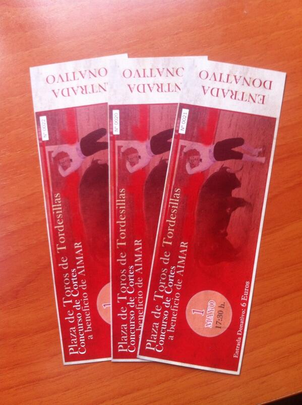 Tierra de Toros, también estará presente hoy por una buena causa en Tordesillas <a href="/AimarCCBenefico/">Conc. Benéfico AIMAR</a>