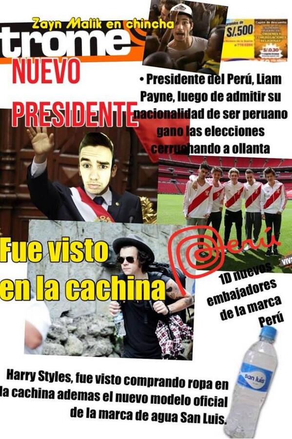 lucero81009381's tweet image. #LiamIsPeruvian ahhhh...!!! las noticias k remecen en el peru
CONCLUSION : 1D ama PERU 
#OneDirectionBackToPeru