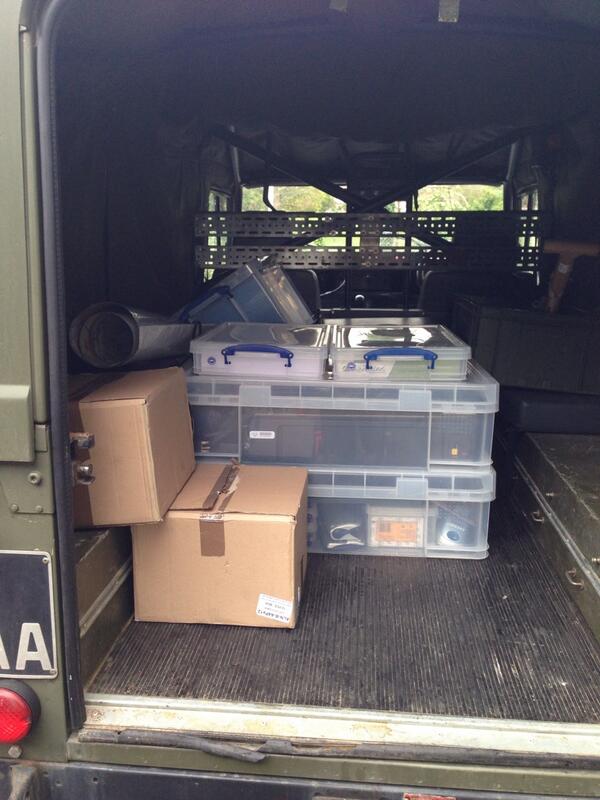 <a href="/1280ATCSqn/">1280 Rickmansworth</a>: Admin kit packed just personal stuff to go. We are almost ready for Wing Exercise #Longmoor2014