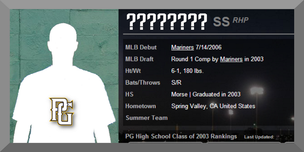 #TBT Name this <a href="/PerfectGameUSA/">Perfect Game USA</a> alumus. He's a 3-time All-Star &amp; the reigning AL <a href="/RawlingsSports/">Rawlings Baseball</a> CF Gold Glove winner.