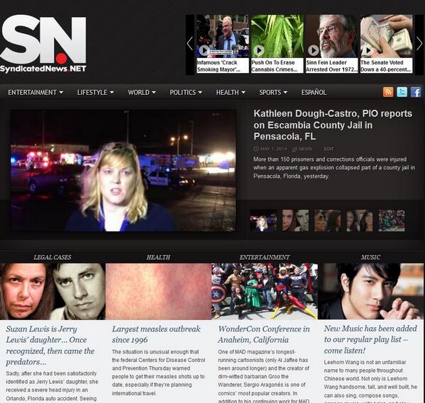 SyndicatedNews's tweet image. RT: BRKNG NEWS #explosion #Florida #PrisonSystem syndicatednews.net/jail_explosion/ GAS Explosion. 2 dead 150+ hurt