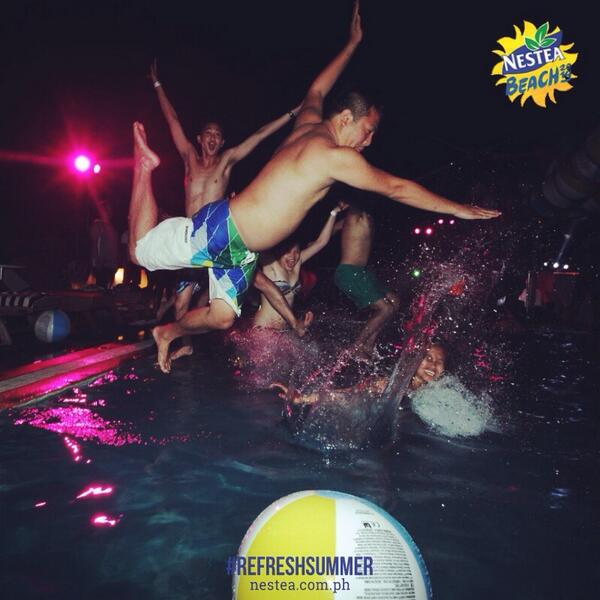 Come on in, the water's just fine. We know you're just dying to jump into that pool! #Laboracay #RefreshSummer