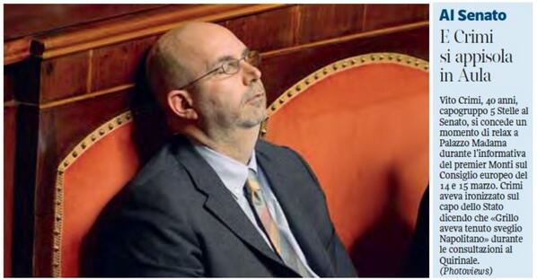 Buon #1maggio a tutte le persone che lavorano onestamente. E anche ai grillini che dormono in aula. #M5S #primomaggio
