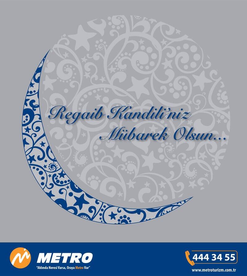 Regaip Kandili'niz Mübarek Olsun...