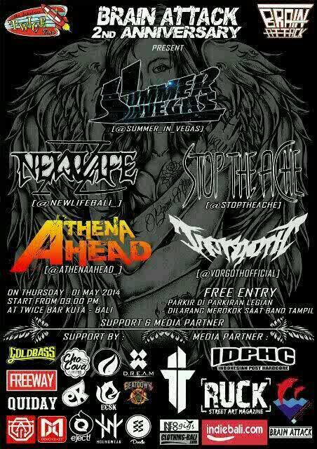 Houndwear's tweet photo. Tonight #BrainAttack2ndAnniversary at Twice Bar, talent @VorgothOfficial supported by @Houndwear. Let's join! http://t.co/BpDxkPDJXt