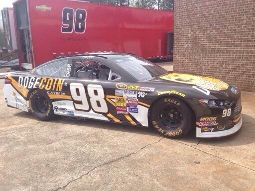 This is so gorgeous! Gentleman start your rockets! #dogecoin #nascar #doge