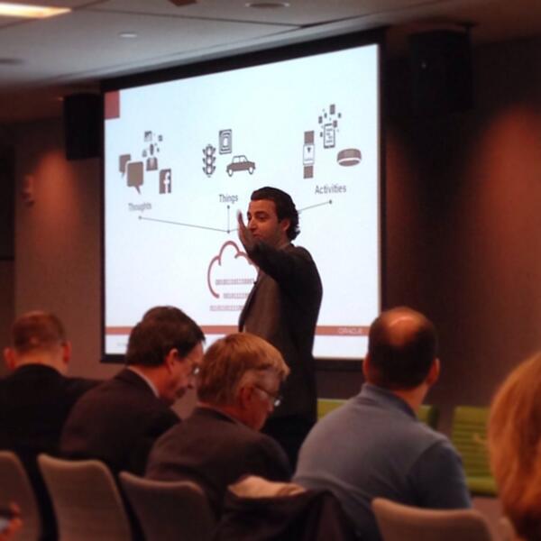 MassTLC's tweet image. Keynote @PaulSonderegger sheds light [on BigData] on a rainy day #BigData2014