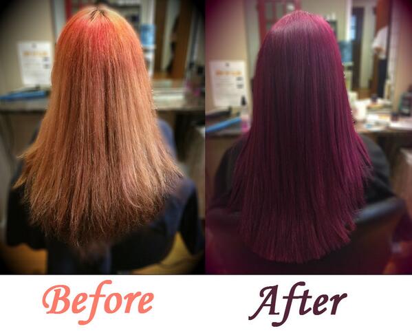 DelMonteHair's tweet photo. A shocking transformation to brighten up Thursday http://t.co/OCiNX0S6oU