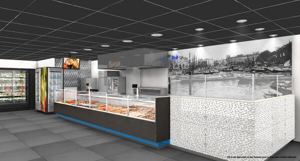 Impressie nieuwe viswinkel van <a href="/Vishandel_Schot/">Vishandel Schot</a> #visgilde