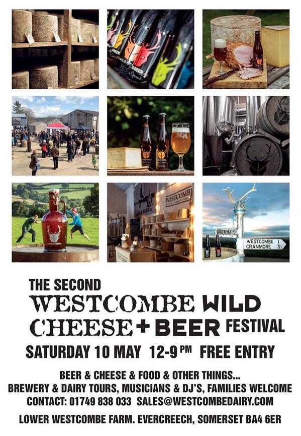 It's only just over a week until #cheeseandbeerfest 2014 we'll hopefully see you soon...