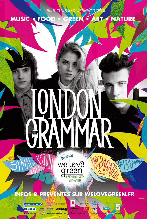 londongrammar's tweet photo. Bonjour France! We're really pleased to announce we'll be headlining @welovegreenfest Who's joining us? http://t.co/aQ60lgu8E1