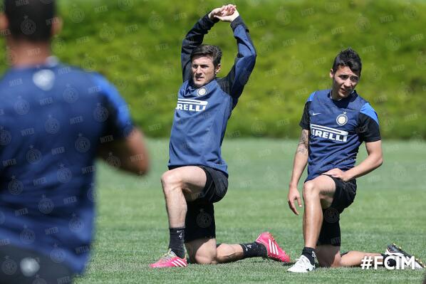 11 v 11 in fourth session ahead of AC Milan bit.ly/1mhf6KX #FCIM