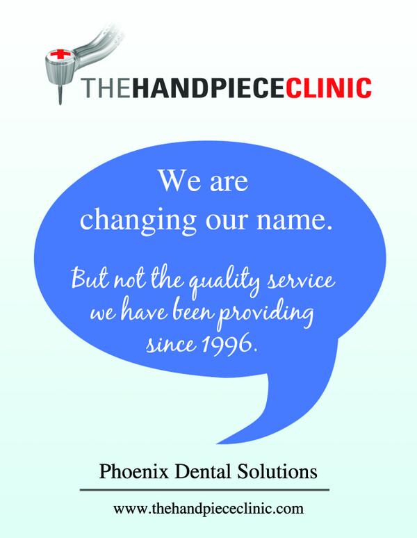 HandpieceClinic's tweet photo. Welcome Back, The Handpiece Clinic!! http://t.co/d5szE0BDcs