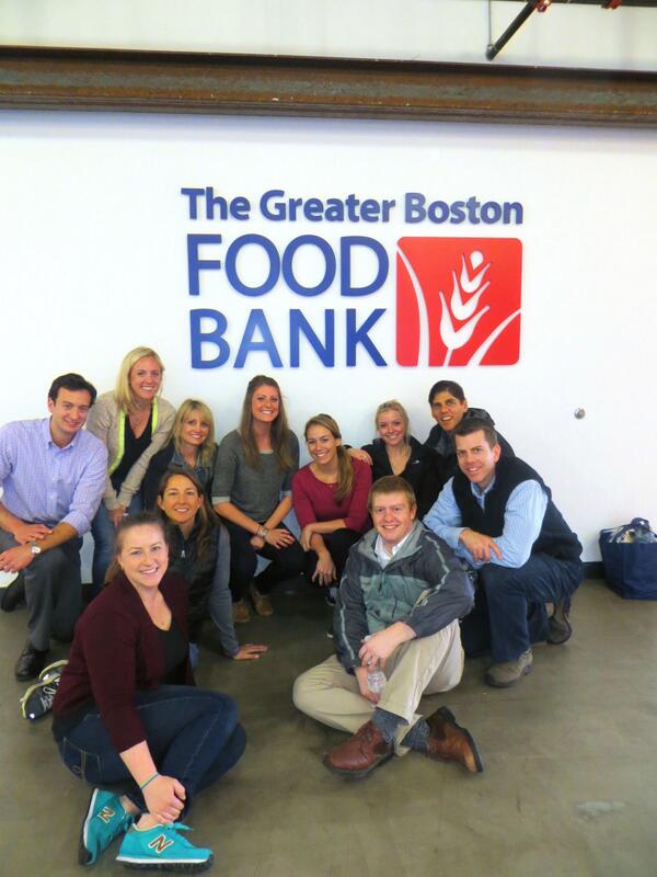 We had a great time volunteering at The Greater Boston Food Bank today! <a href="/Gr8BosFoodBank/">The Greater Boston Food Bank</a> Thanks for having us!