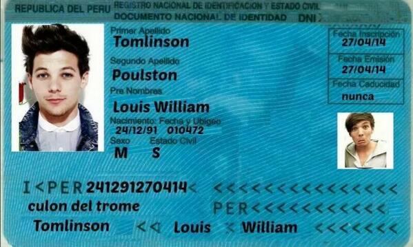 terefp_1D's tweet image. @Louis_Tomlinson #LOUISISPERUVIAN @onedirection ♡