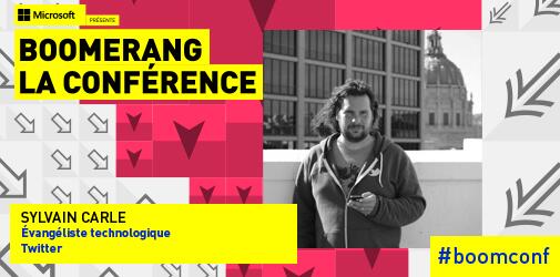 La dernière conférence: <a href="/twitter/">Twitter</a> indicateur du pouls de la planète par <a href="/sylvain/">Sylvain Carle</a> à #boomconf