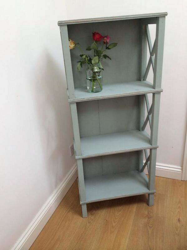 remarahouse's tweet photo. @NorthantshourUk Really Rustic ! Duck egg Book Case / shelving unit £65.00 #northantshour http://t.co/hP9Ww0XaDO