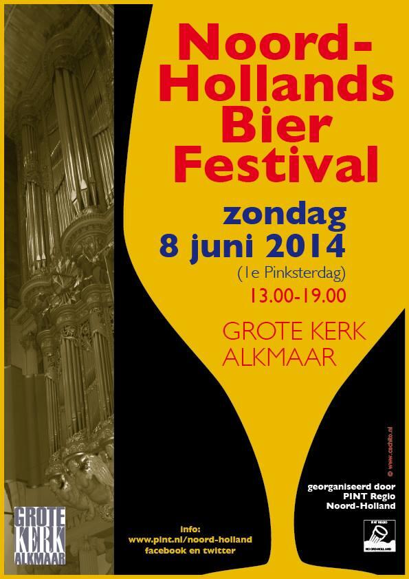 Noord-Hollands Bierfestival, 8 juni, Grote Kerk Alkmaar #NHBF