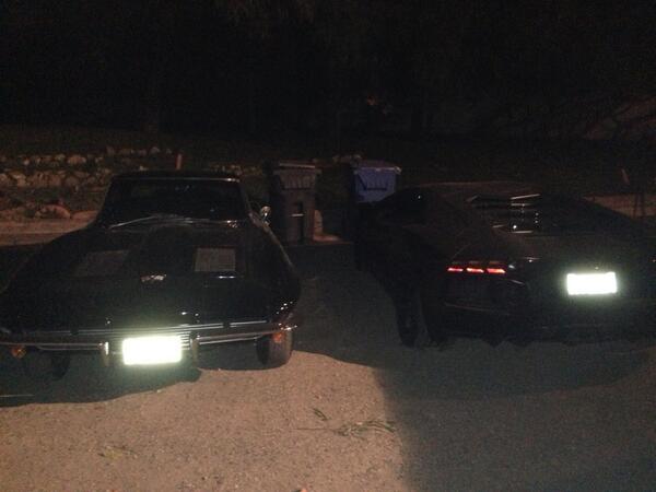 RHCPchad's tweet photo. 2 batmobiles. Ones Kanye's .. Ones mine. U pick http://t.co/cBZxxMYazr