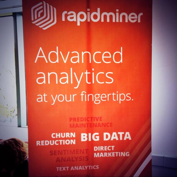 MassTLC's tweet image. Thankyou to @RapidMiner for sponsoring and having @RapidMinerCEO speak today! #BigData2014