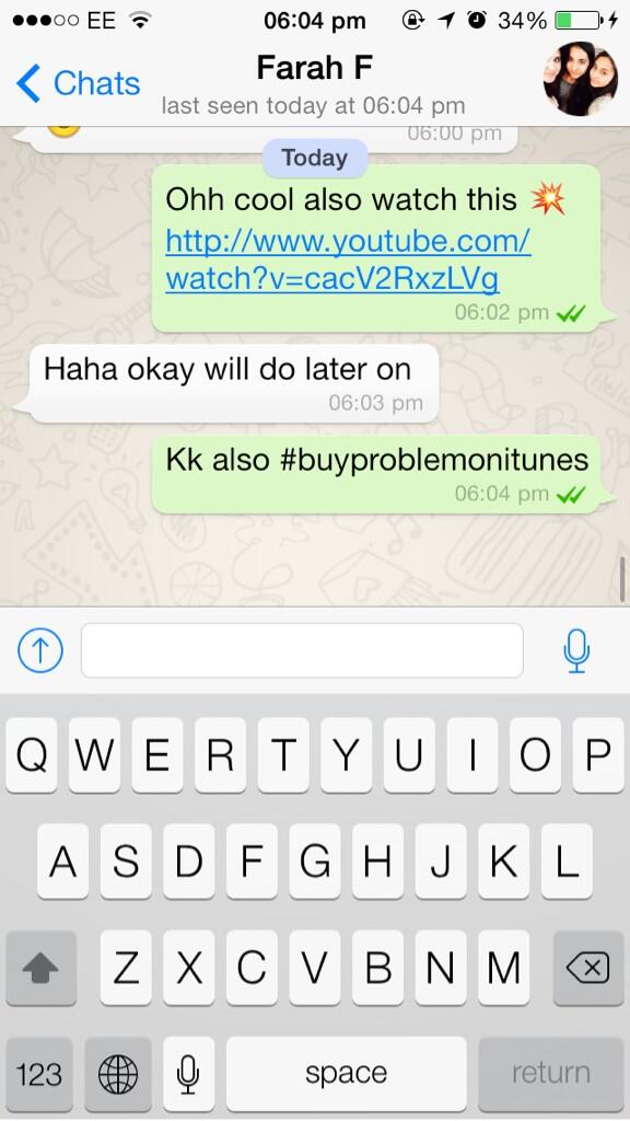 ThatBocaBambina's tweet image. #BuyProblemOniTunes and #WatchProblemLyricVideo