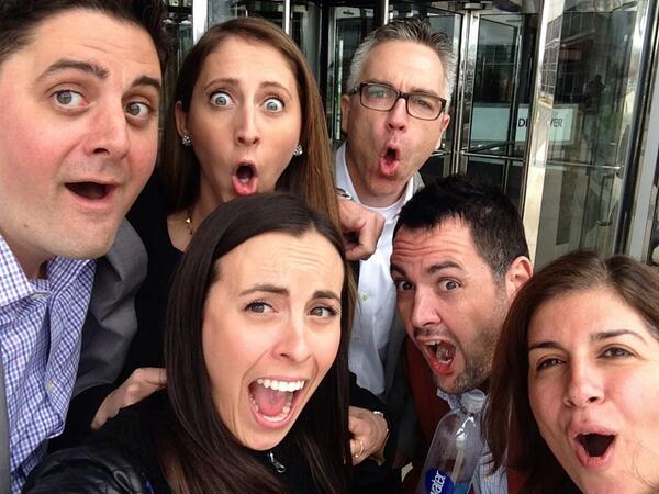 mayromlou's tweet image. Big new biz meeting in Chicago #selfie #shockface