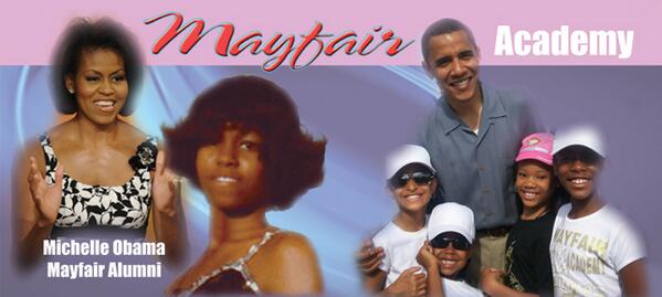 MayfairAcademy's tweet photo. @FLOTUS and @BarackObama It's #TBT...Lets stroll down memory lane...#mayfairacademy #flotusadancer #chicagoarts http://t.co/sBcvNK3Hlv