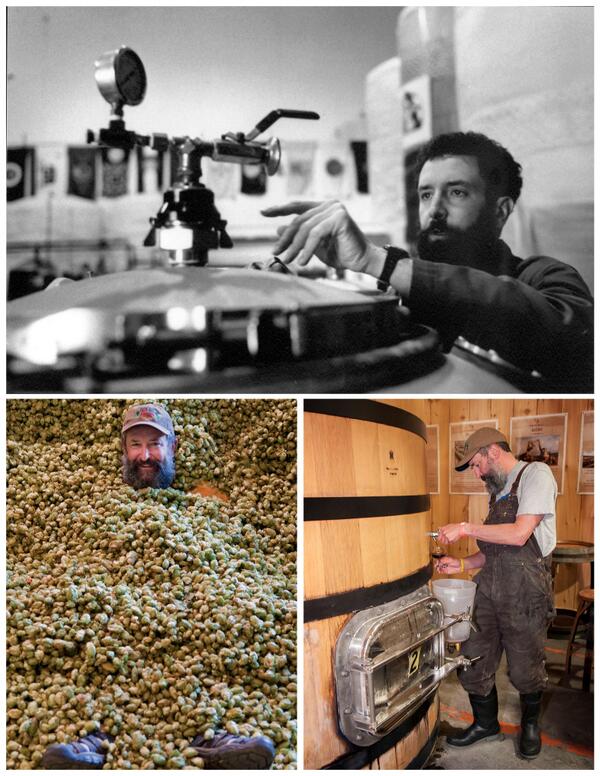 RogueAles's tweet photo. John Maier brewed #RogueAles' 1st beer in Newport. He still brews today, his 25th anniversary with Rogue. #Rogue25 http://t.co/jljJbfgCO6
