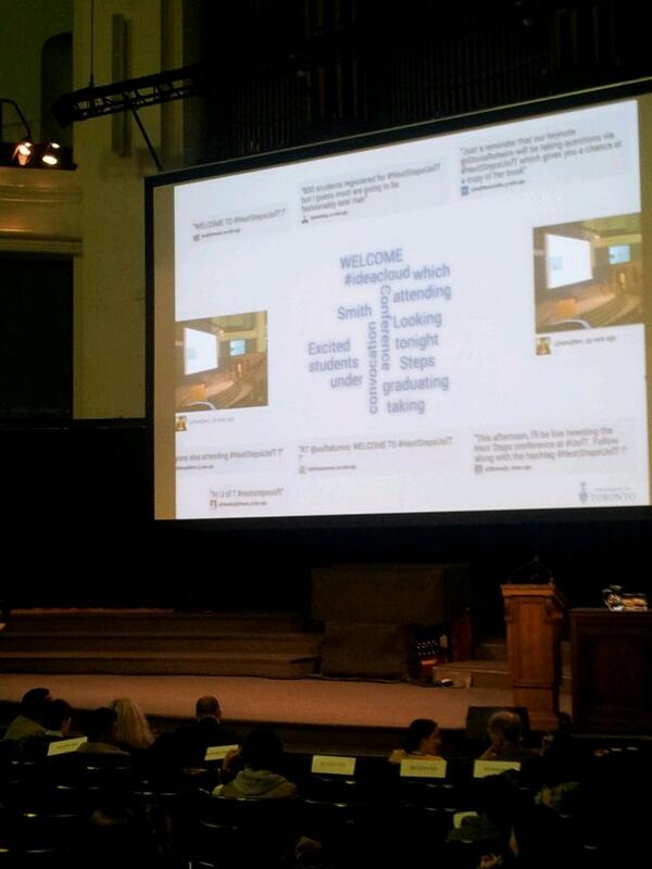 FounderEric's tweet image. Looking forward to key note address on entrepreneurship! #NextStepsUofT