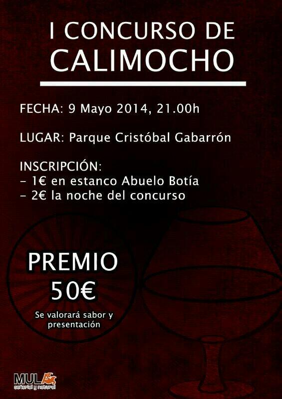 I CONCURSO DE CALIMOCHO en Mula,  desde CEV os animamos a todos a participar :) . 50 euros de premio!!