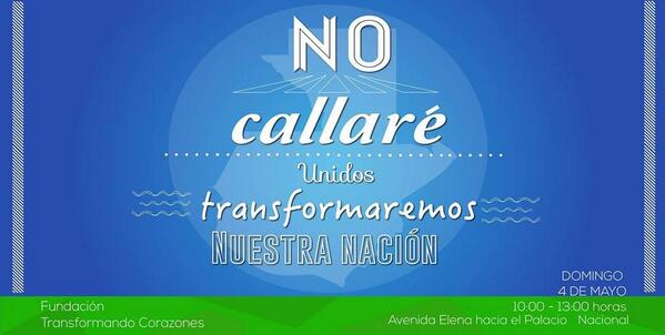 CastRadio_RC's tweet photo. Un invitacion especial! Caminada "No Callaré" Domingo 4 Mayo 10 a 13 hrs http://t.co/S056W2bPeF