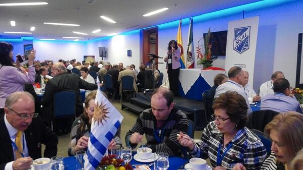 Almuerzo de lanzamiento Congreso Mundial en México en el marco de #CLACSKAL2014 BOGOTA