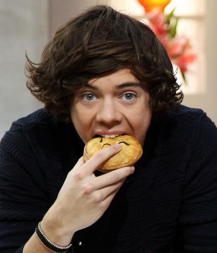 tin kitchen (@tinkitchen) on Twitter photo To celebrate the #NationalPieAwards, we could show you ours. Instead, here's a photo of <a href="/Harry_Styles/">Harry Styles.</a>. Eating pie. To celebrate the #NationalPieAwards, we could show you ours. Instead, here's a photo of <a href="/Harry_Styles/">Harry Styles.</a>. Eating pie.