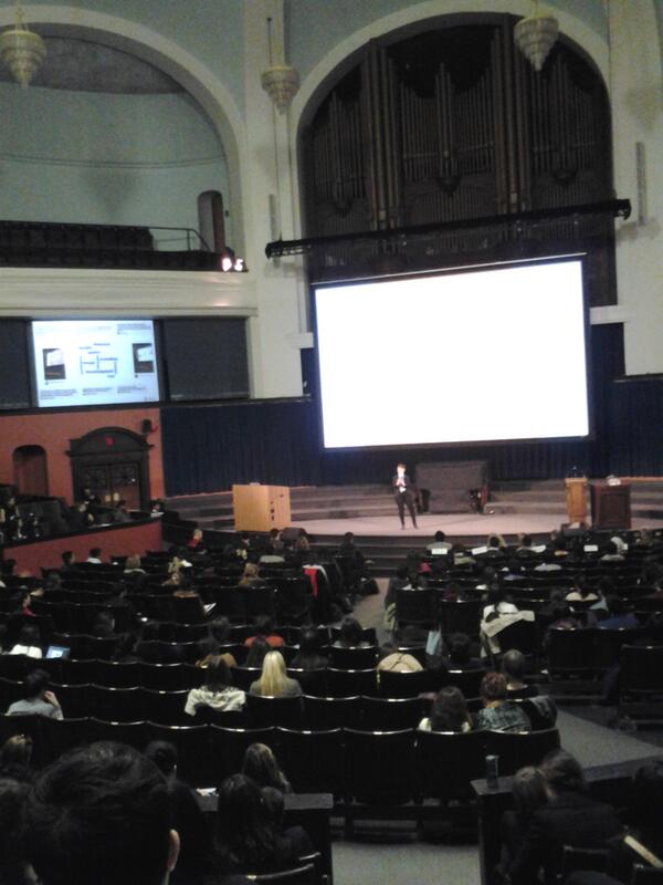 lifeatuoft's tweet image. .@GloriaRoheim motivating Con Hall at #NextStepsUofT!