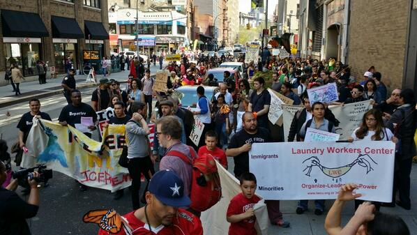 ALIGN (@alignny) on Twitter photo RT <a href="/sickjew/">Stop The Wars</a>: Massive march on New York ICE. No human being is illegal! RT @515LM: At ICE offices #IWJtour2014 #MayDay RT <a href="/sickjew/">Stop The Wars</a>: Massive march on New York ICE. No human being is illegal! RT @515LM: At ICE offices #IWJtour2014 #MayDay