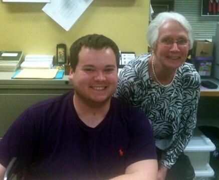UWEGRAdvising's tweet photo. The face of our office, Nancy, is celebrating 45 years with Engineering! Stop in to congratulate her &amp; say thanks! http://t.co/QEqZXsn2zs