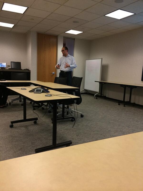 BTrinacty's tweet photo. @ESStrategery Mateusz sharing the gospel of Enterprise Strategy to the ESE team.  Thanks for your time and insights! http://t.co/HVp4fGCaA6
