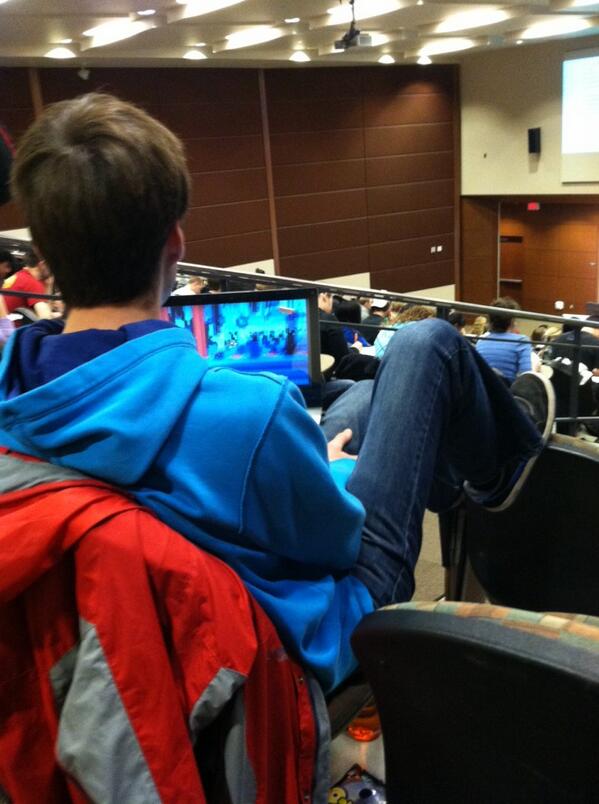Meatust's tweet photo. Hey dude playing the game that unlocks anime porn, there's someone behind you. http://t.co/Xqg0ds6zdA