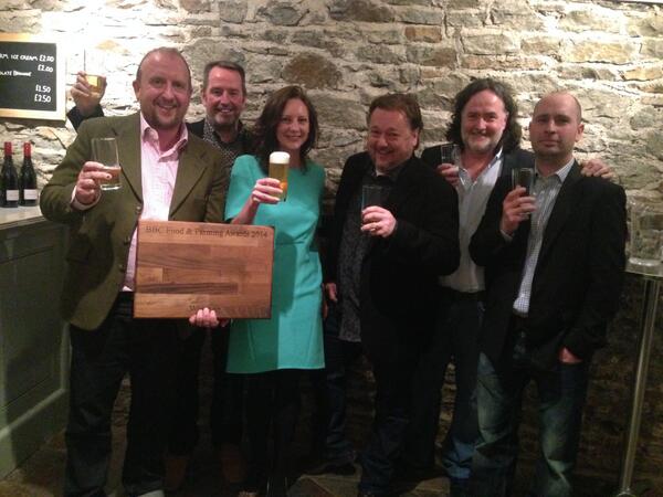 We have just been named Best Drinks Producer at the #bbcfoodawards #SoExcited